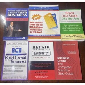 6 Credit Repair Business & Building Book Lot - Daniel Rosen - Business Credit